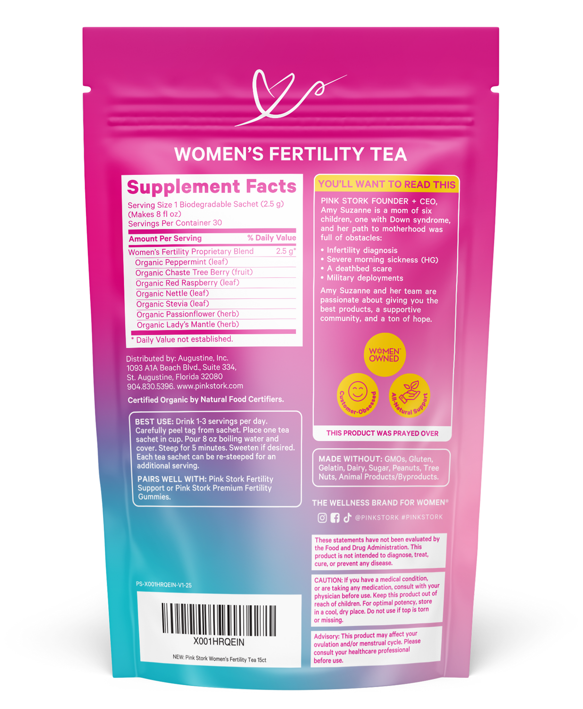 Fertility Tea Pouch with SFP
