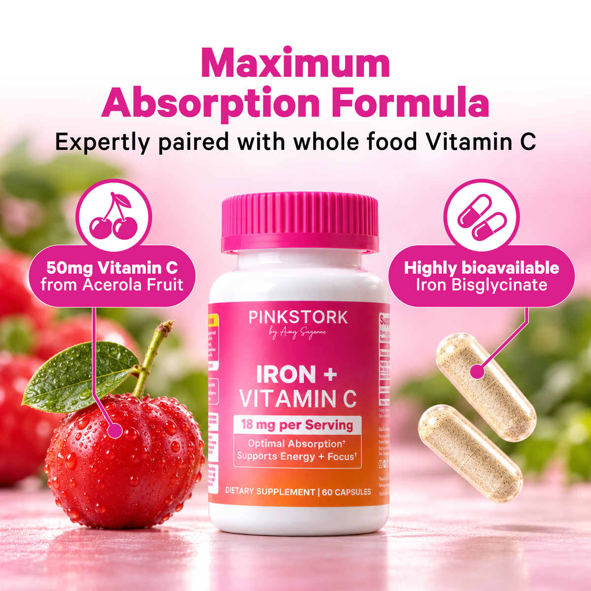 Iron + Vitamin C