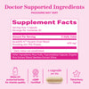 Pink Stork Keratin for Hair Loss supplement facts panel.