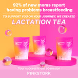 92% of new moms report having problems breastfeeding. To support you on your journey, we created Lactation Tea. 
