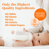 Only the highest quality ingredients. No GMOs. No Unnecessary Fillers. No Gluten. No Sugar. No Lactose.