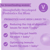 For Breastfeeding Women. Thoughtfully developed probiotic for mom.