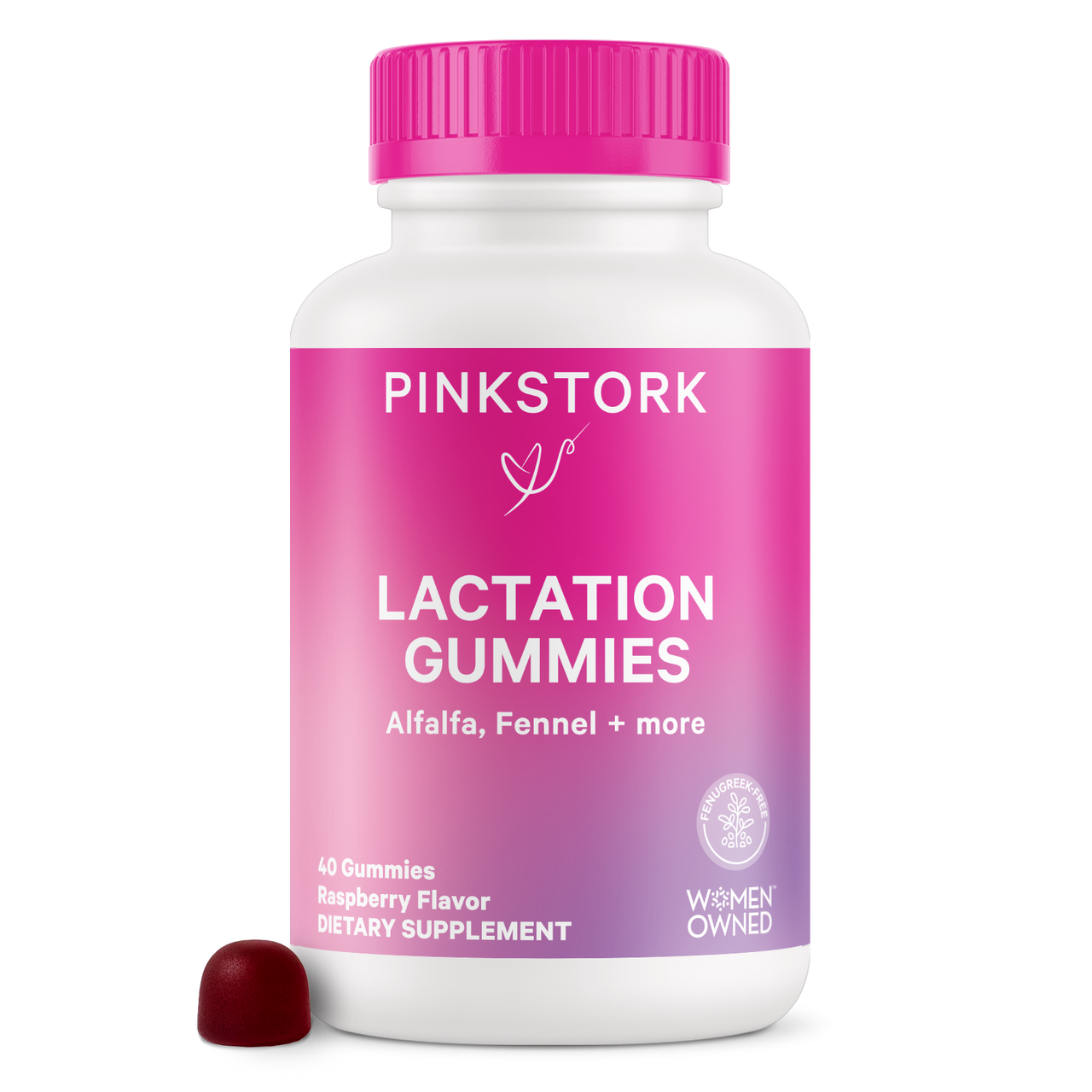 Myosotisページ Pink Stork Lactation Gummies: Postpartum essentials