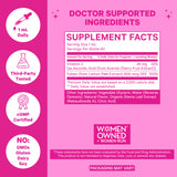 Pink Stork Liquid Folate Supplement Facts. 