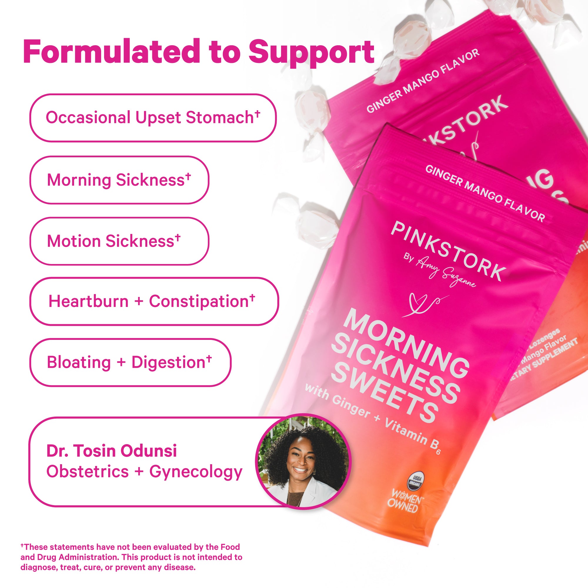 Morning Sickness Sweets - Ginger Mango