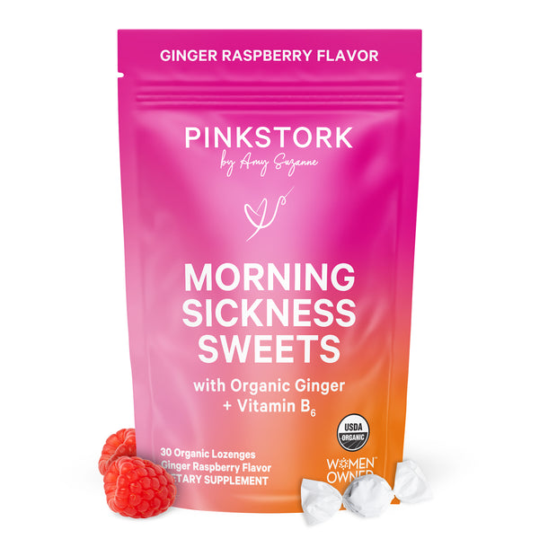 Morning Sickness Sweets - Ginger Raspberry