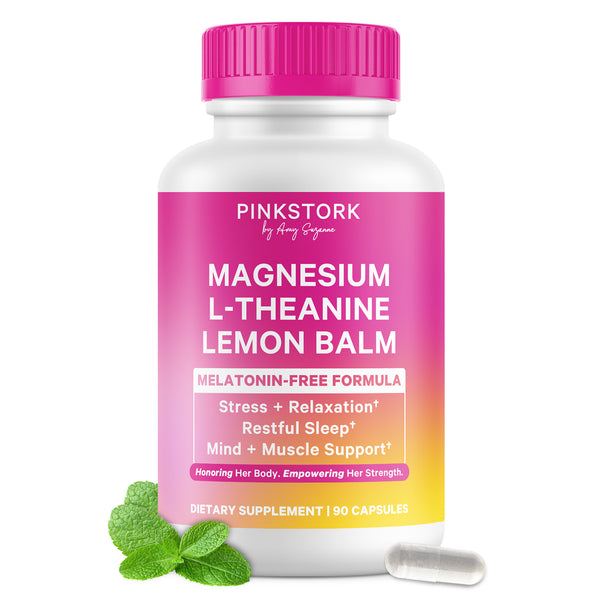 Magnesium Glycinate, L-Theanine, Lemon Balm