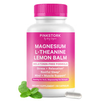 Magnesium Glycinate L-Theanine Lemon Bottle