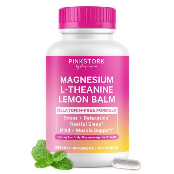 Magnesium Glycinate, L-Theanine, Lemon Balm