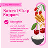 2mg Melatonin. Vectors of cherries, rice, and other foods that melatonin occurs in. Natural sleep support.