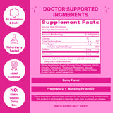 Pink Stork Melatonin Gummies Supplement Facts