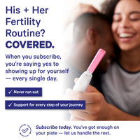 Couple holding a pregnancy test 