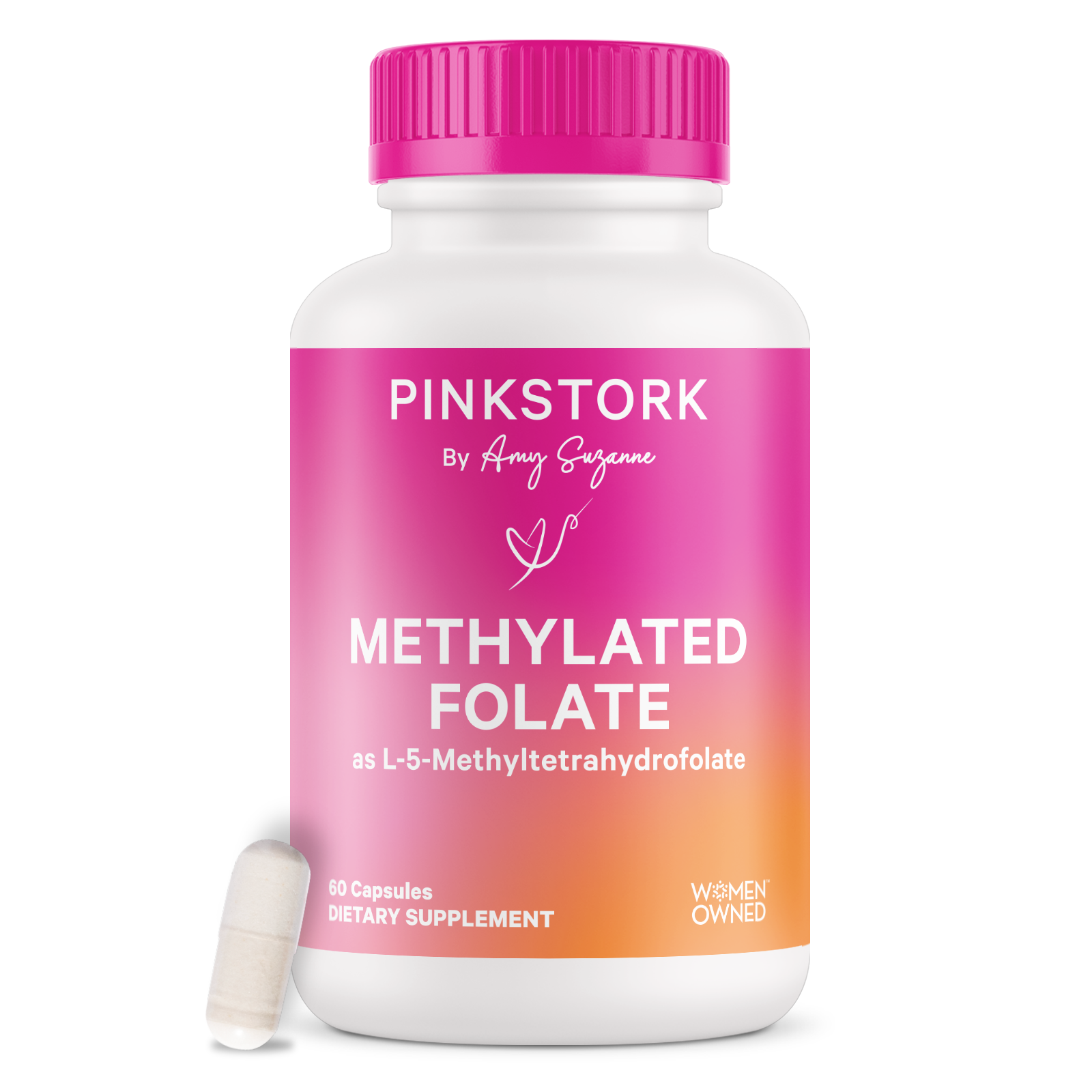 Pink Stork Folate: Natural, Most Readily Absorbed Form of Folic Acid