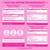 Doctor supported ingredients. Morning Sickness Bundle Supplement facts.