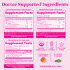 Pink Stork Morning Sickness Bundle supplement facts panels.