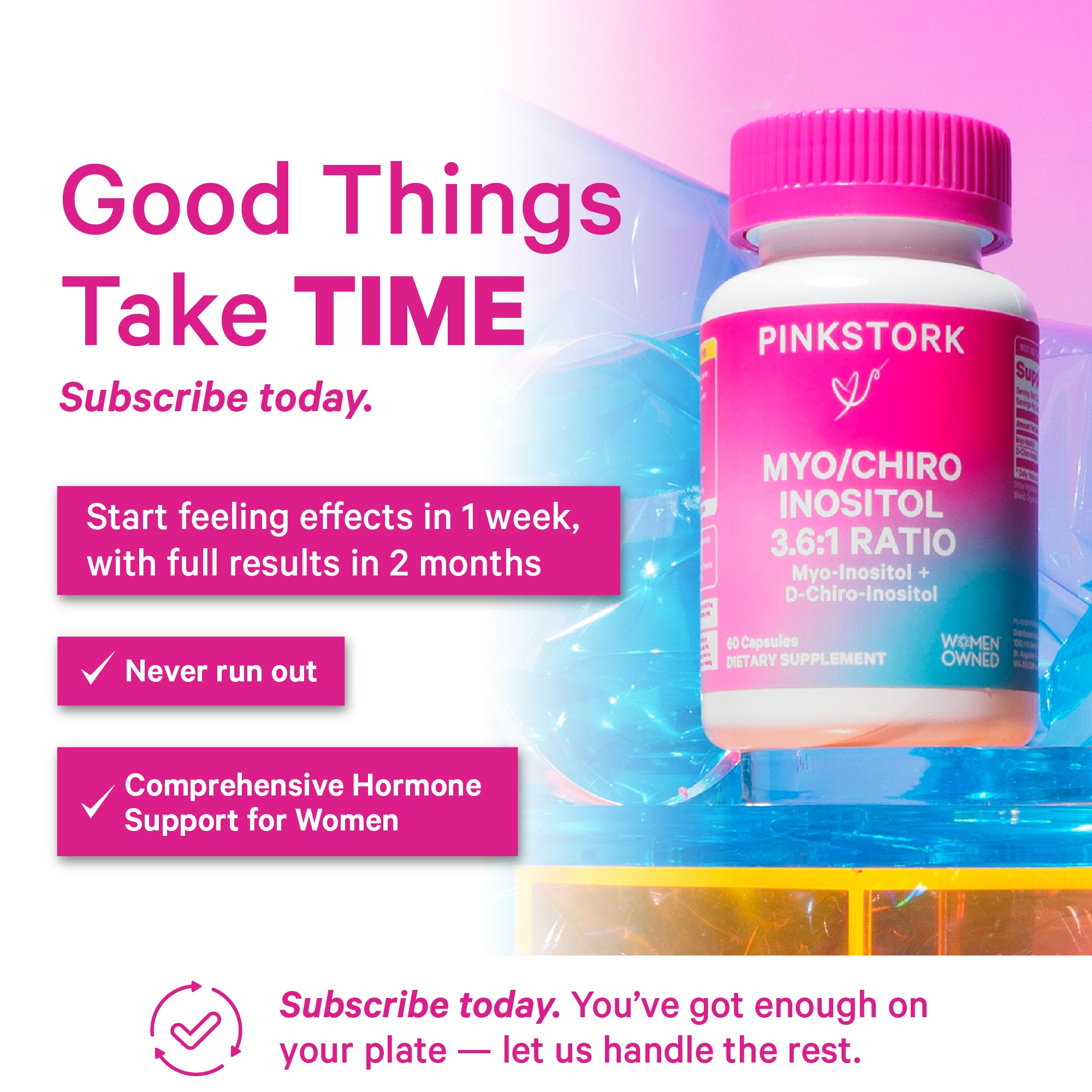 3.6:1 Ratio Myo + D-Chiro-Inositol