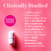 Clinically Studied. A 2019 study in Gynecological Endocrinology shows that a 3.6:1 blend of Myo-Inositol and D-Chiro Inositol is more effective for fertility than the common 40:1 blend - with a 65.5% increase in pregnancy rates compared to 25.9%.