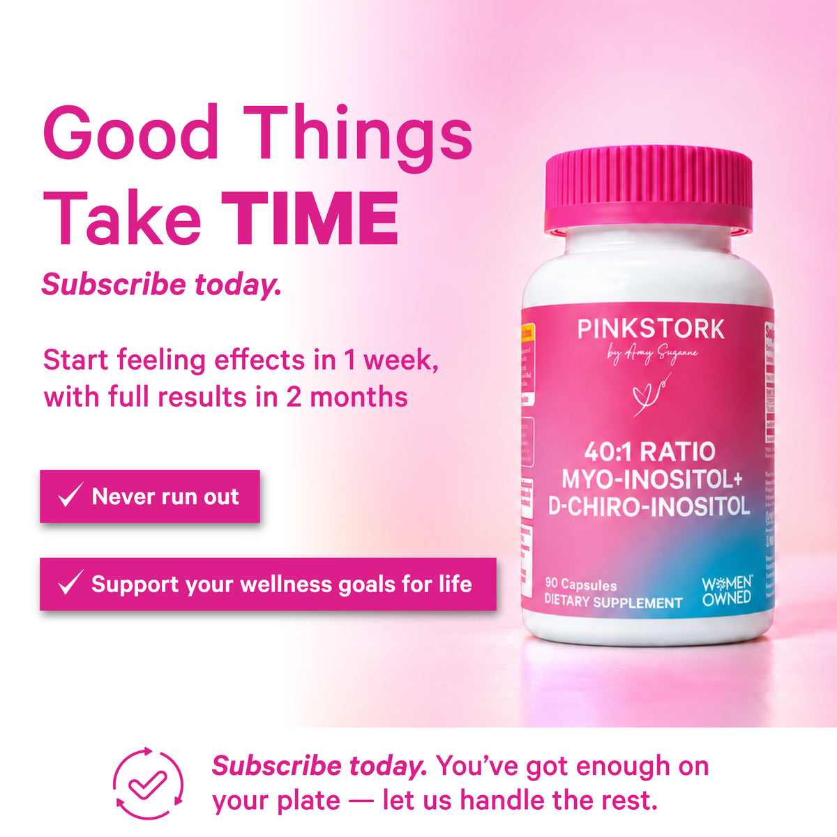 40:1 Ratio Myo-Inositol + D-Chiro-Inositol