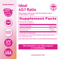 40:1 Ratio Myo-Inositol + D-Chiro-Inositol