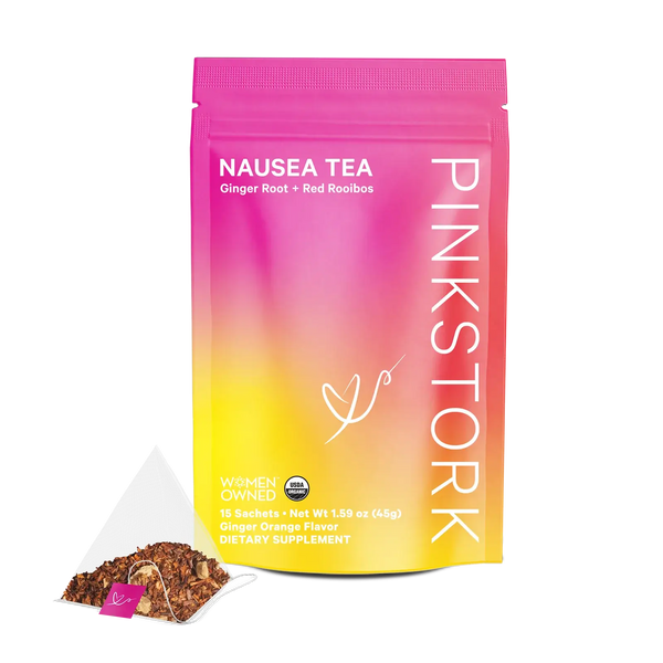 Pink Stork Nausea Tea; Organic Support for Occasional Nausea + Morning ...