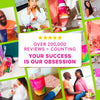A collage of happy Pink Stork customers. Over 200,000 reviews + counting. Your success is our obsession. 