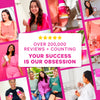 A collage of happy Pink Stork customers. Over 200,000 reviews and counting. Your success is our obsession.