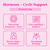 Hormone + Cycle Support. All Month Long. 