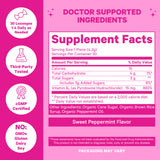 Pink Stork PMS Sweets - Sweet Peppermint Flavor Supplement Facts. 