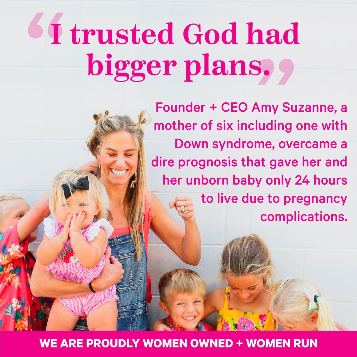 I trusted God had bigger plans