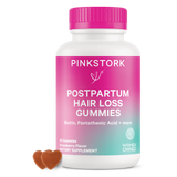 Pink Stork Postpartum Hair Loss Gummies.