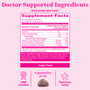 Pink Stork Pregnancy Iron Gummies Supplement Facts.