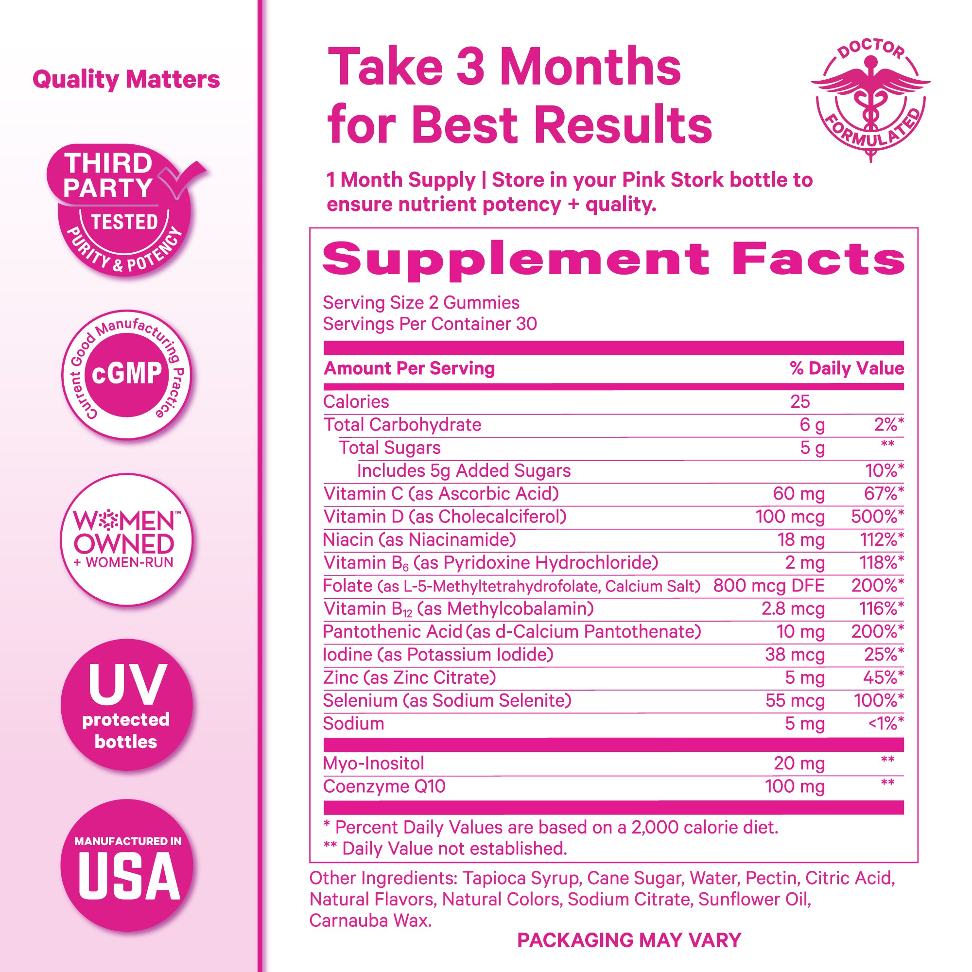 Premium Fertility Gummies