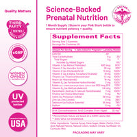 Premium Prenatal + DHA Gummies