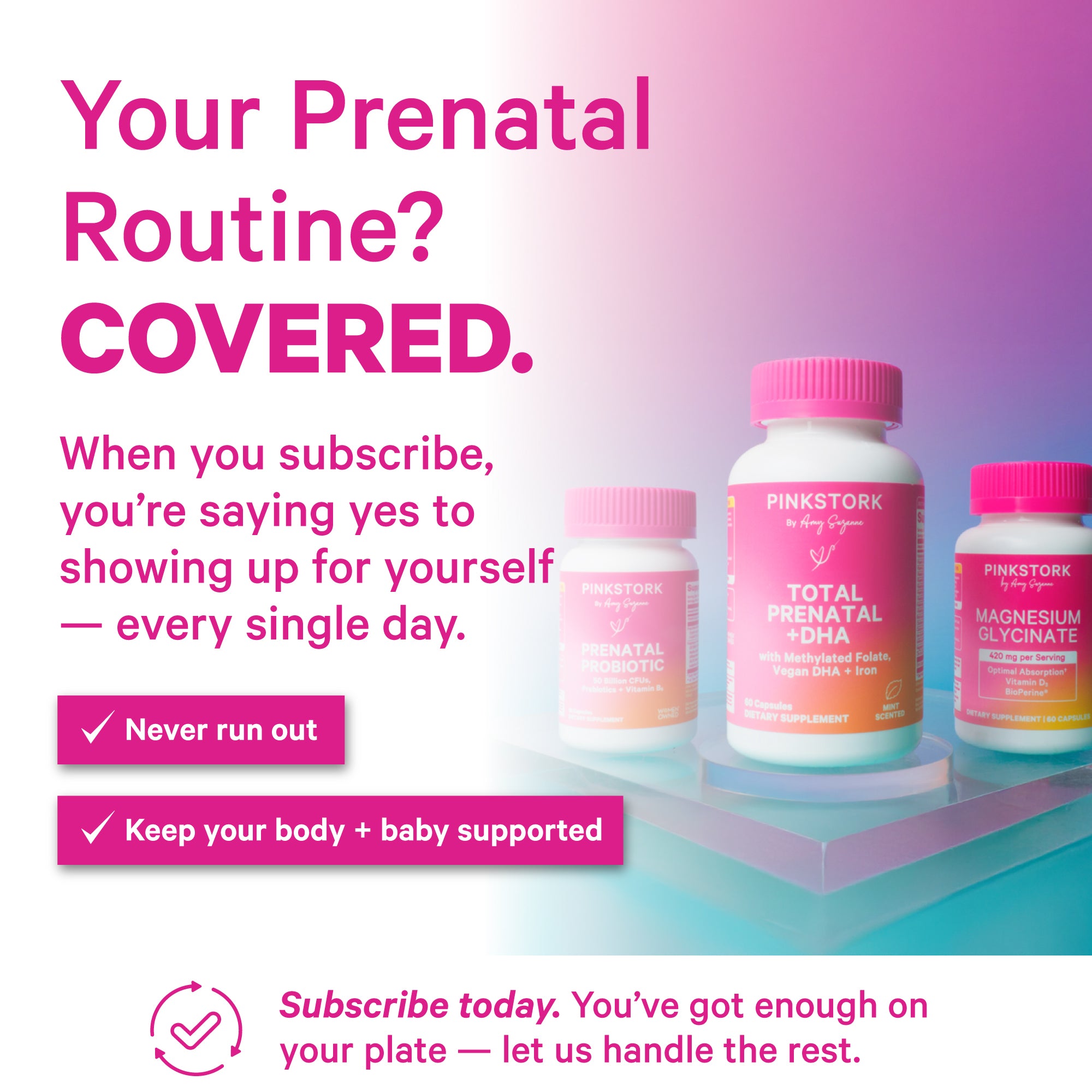 Pink Stork Pro Prenatal Probiotic 60 Capsules