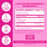 Pink Stork Probiotic Gummies Supplement Facts. 