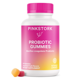 Pink Stork Probiotic Gummies render.