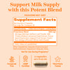 Pink Stork Pumping Moms - 60 Capsules Supplement Facts.