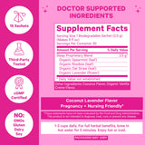 Pink Stork Sleep Tea Supplement Facts.