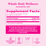 Pink Stork Total Monolaurin supplement facts panel.