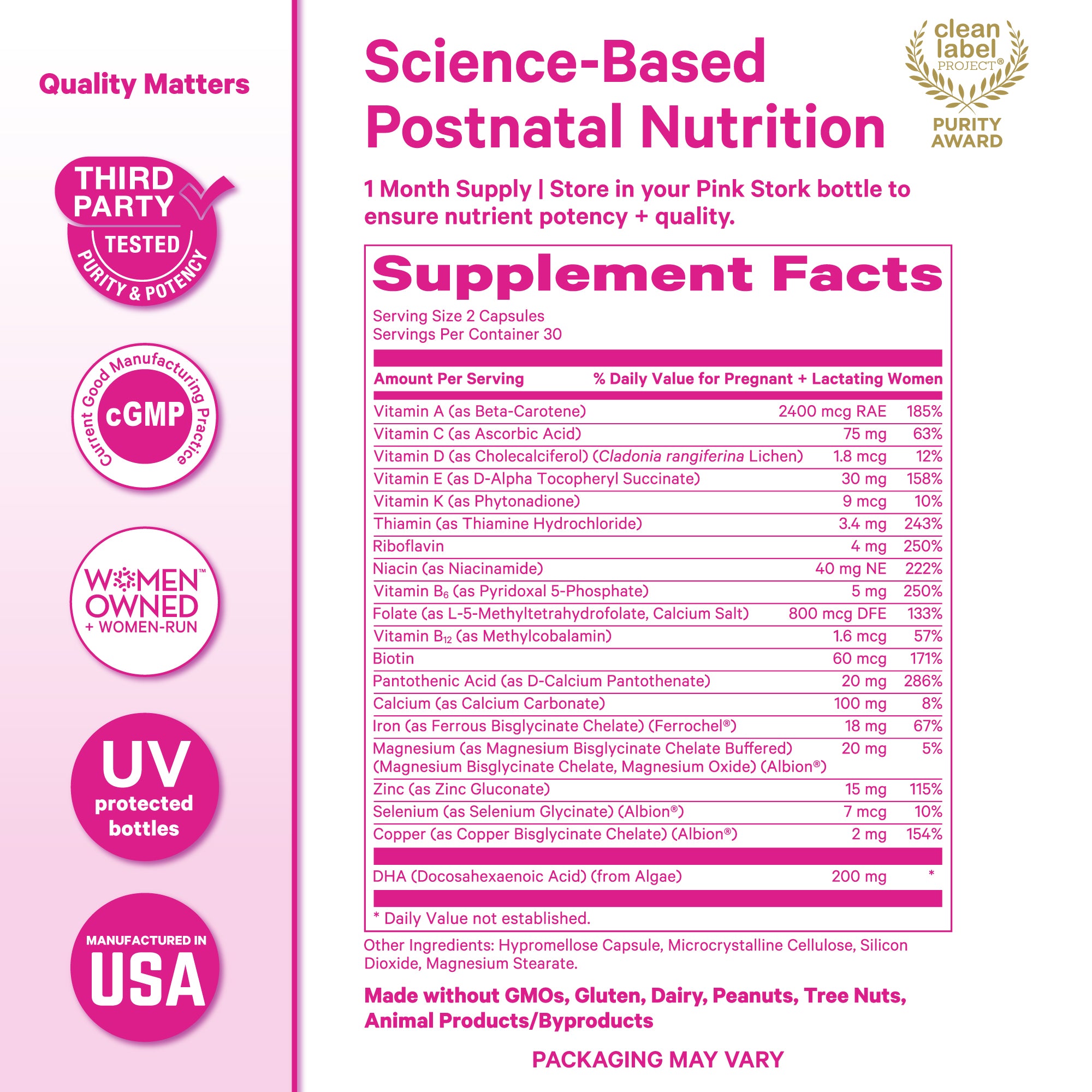 Total Postnatal + DHA (Mint)