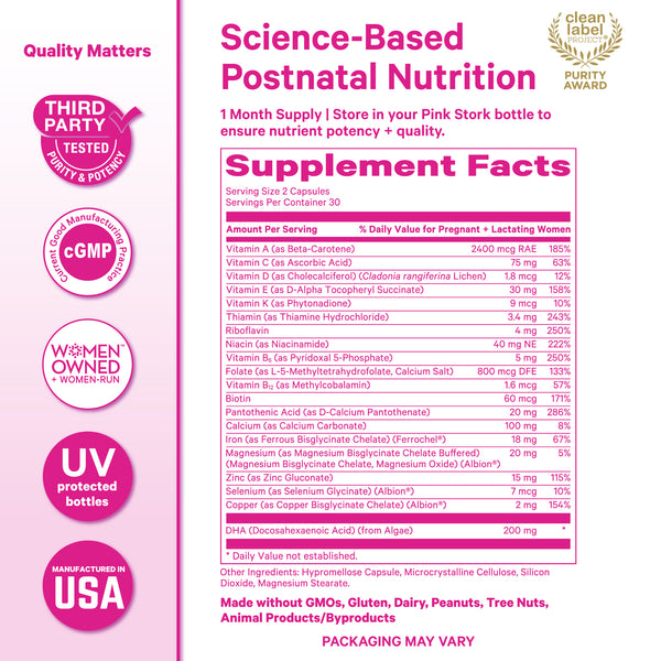 Total Postnatal + DHA (Mint)