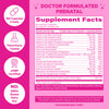Total Prenatal + DHA: 180 Capsules Supplement Facts.