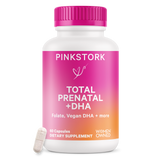 Pink Stork Total Prenatal + DHA: 60 Capsules