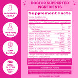 Total Postnatal + DHA Gummies Supplement Facts