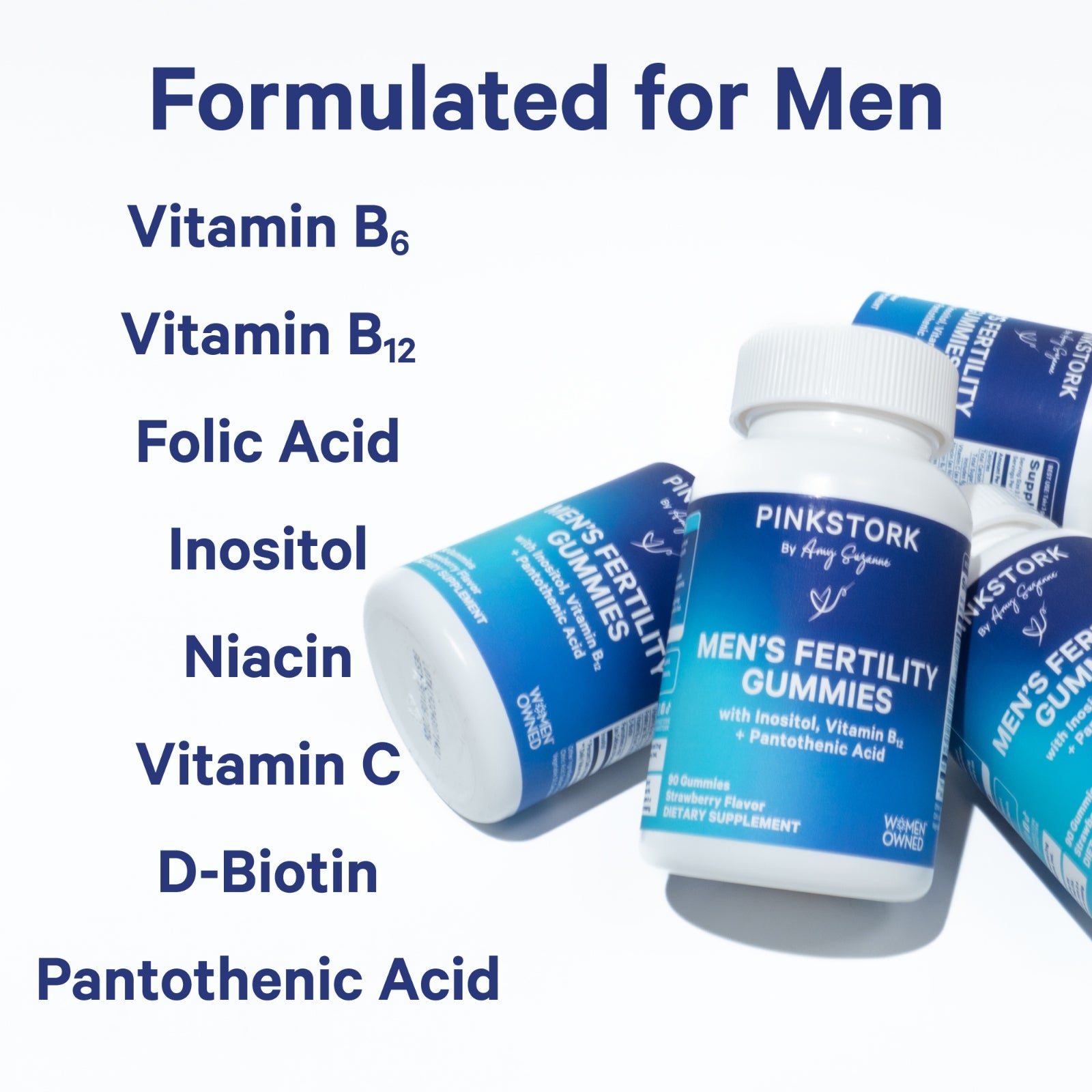 Ingredient list of Men's Fertility Gummies