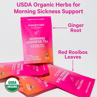 USDA Organic Herbs for Morning Sickness Support