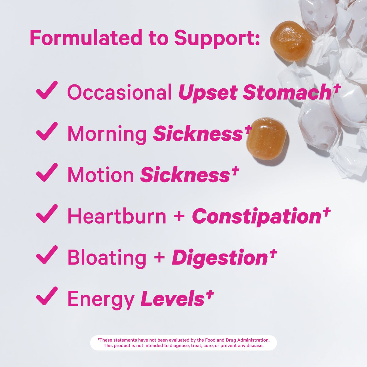 Hard candies part of the morning sickness bundle.