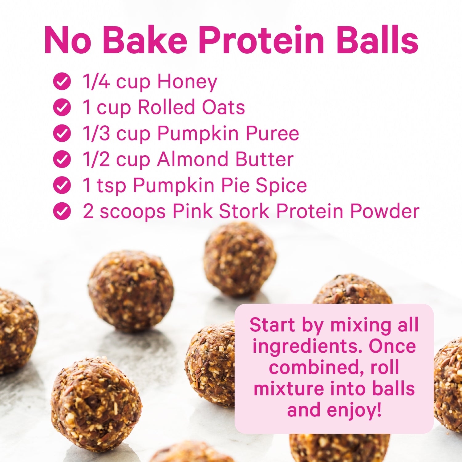 No Bake Protein Balls Recipe